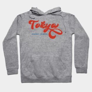 Tokyo GPS Coordinates 70s Hoodie